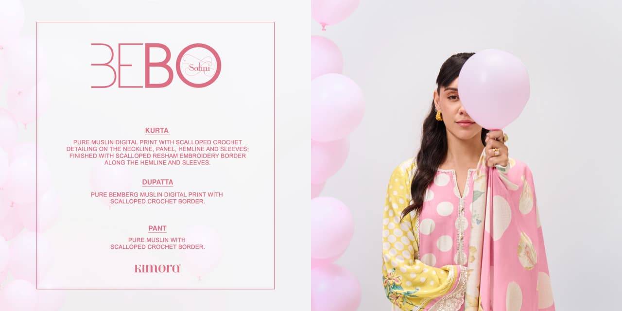 BEBO By Kimora Suit 881 TO 884 Series Stylish Beautiful Colourful Muslin Dresses At Wholesale Price